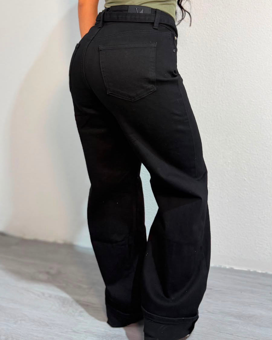 WIDE LEG NEGRO - VOG PREMIUM